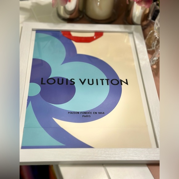 Louis Vuitton Framed Limited Edition Shopping Bag Art - Picture 2 of 2